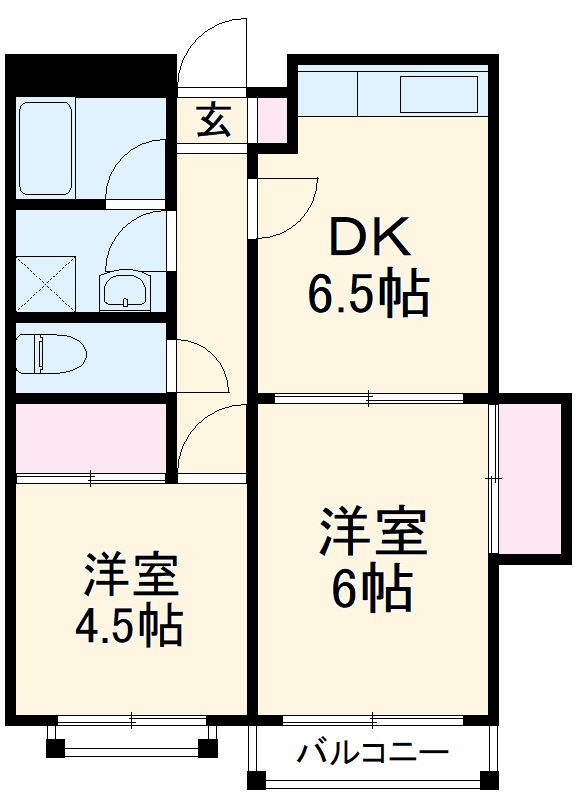 K&Aハイツの間取り