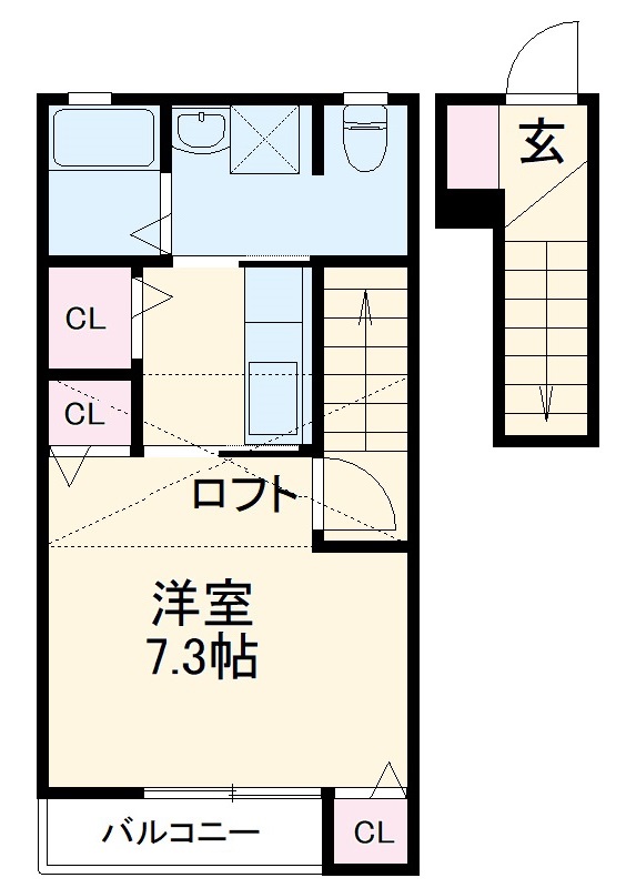フラットテラスの間取り