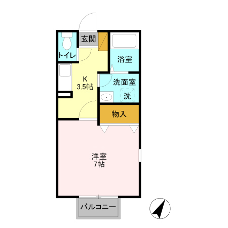プリシェール桜坂の間取り