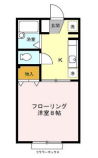 ジャックパレス Vの間取り