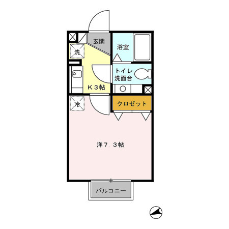 ジュネス・モナリエの間取り