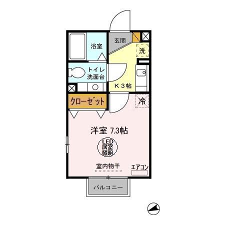 ジュネス・モナリエの間取り