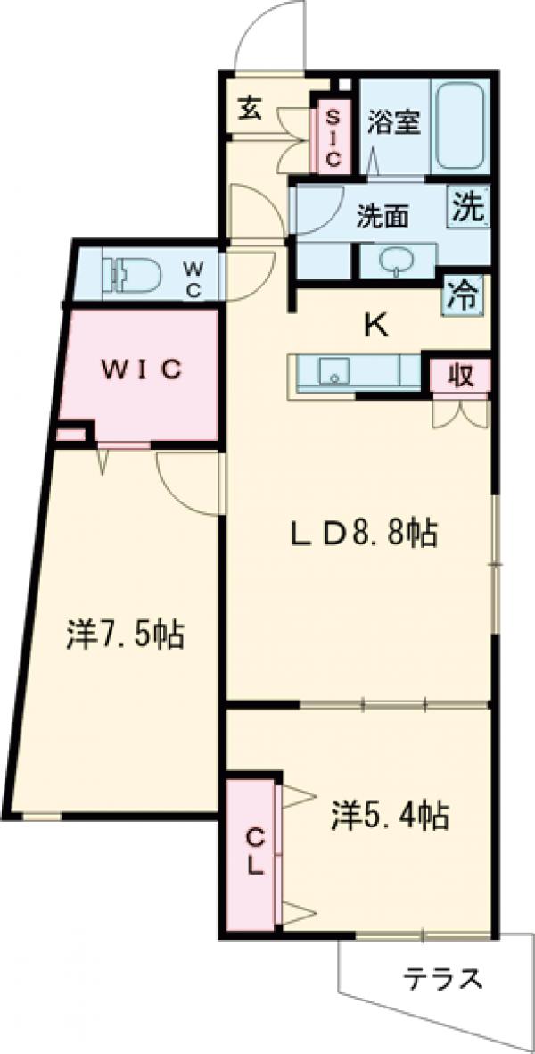 Branche阿佐ヶ谷の間取り