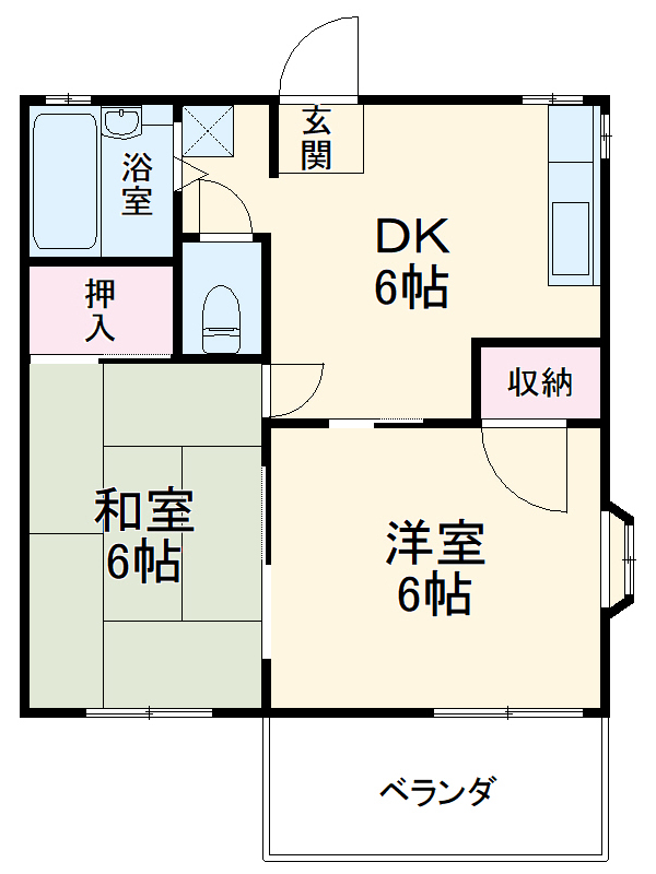 シャロムFの間取り