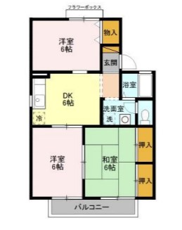 ネオサカエハイツの間取り