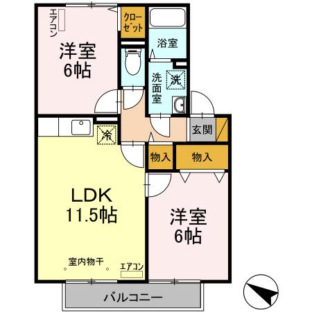 グランモアの間取り