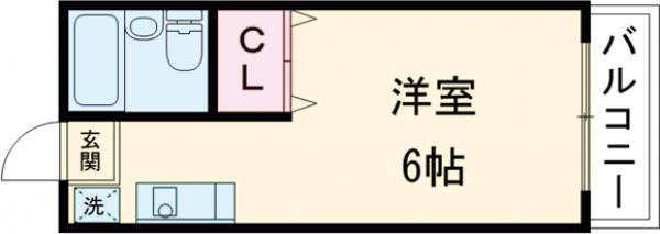 フローラル町田の間取り