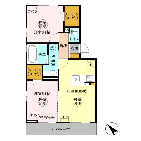 シュエットの間取り