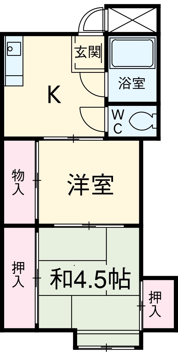 誉田スカイコートの間取り