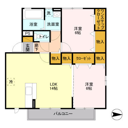 パークストリートの間取り