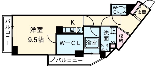 ラ・ボーン・ヴィ平井の間取り