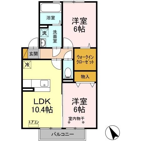 ルミエールDの間取り