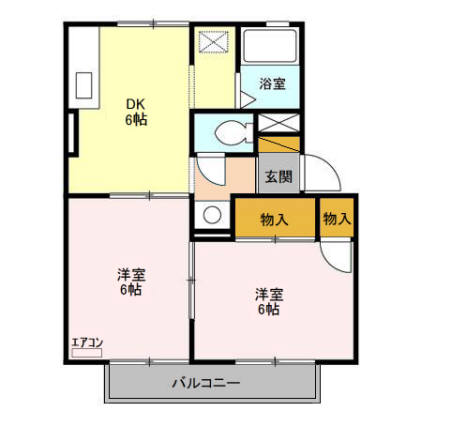 パークアベニュー Aの間取り