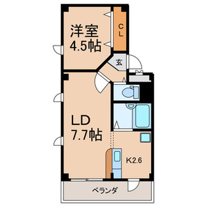 サンモール千葉寺の間取り