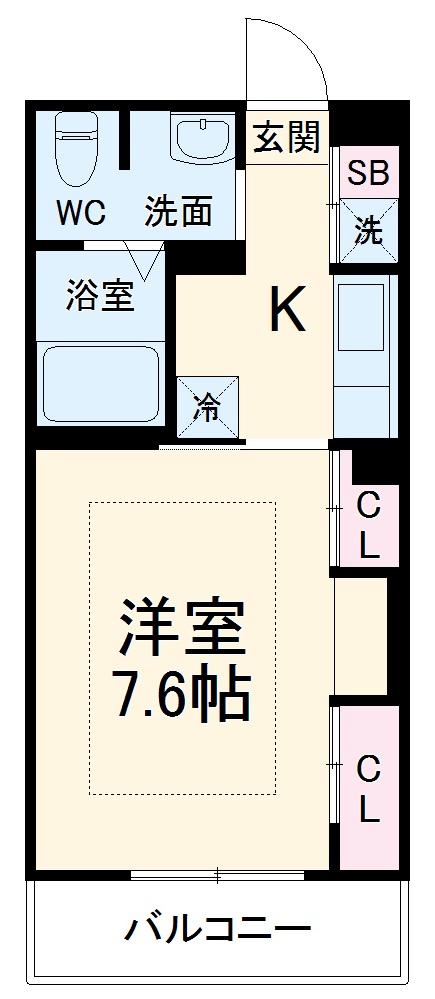 リブリ・シャンティーユの間取り