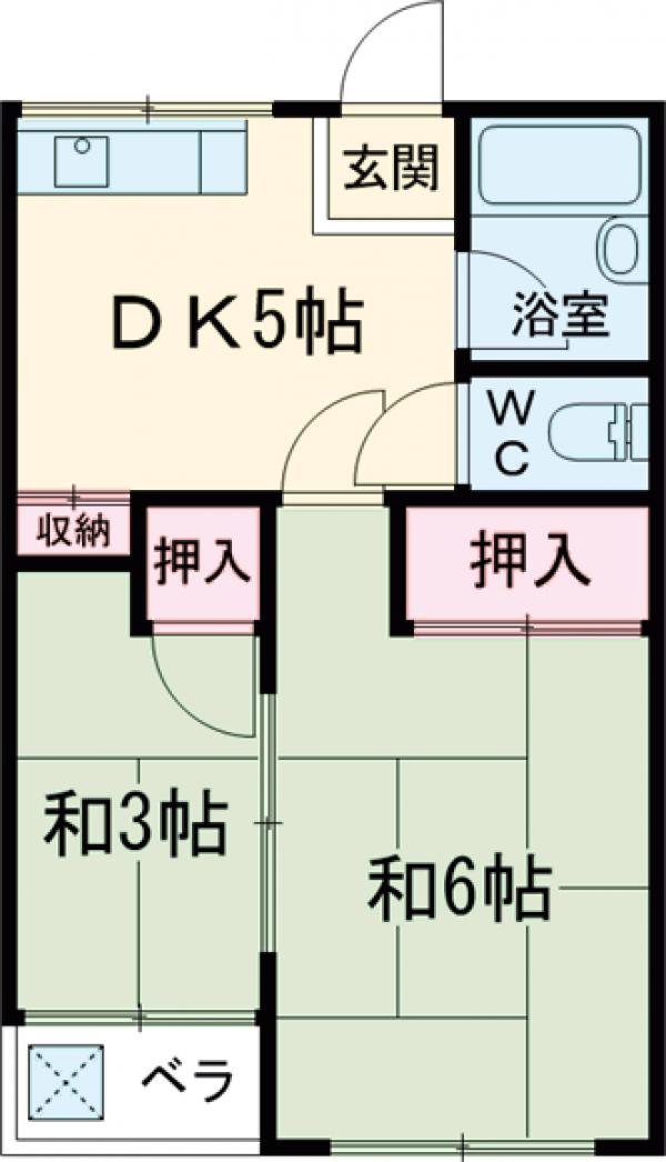 アイエスビルの間取り