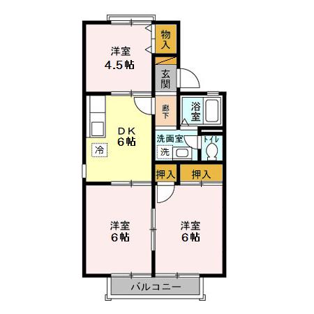 エクレール五井西 CDEの間取り