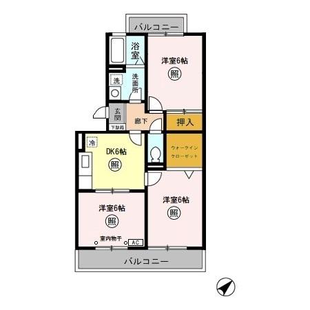 ハイツ128の間取り