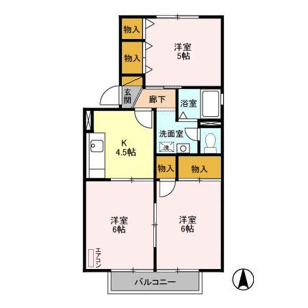 ドリームシティの間取り