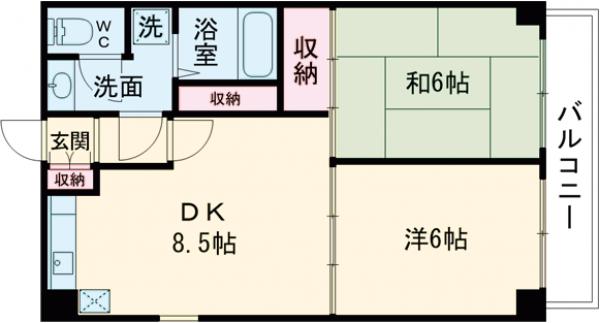 シャトレトキワの間取り