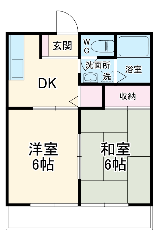 スモール バレー Dの間取り