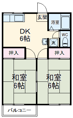 ベルゾーネ小林の間取り