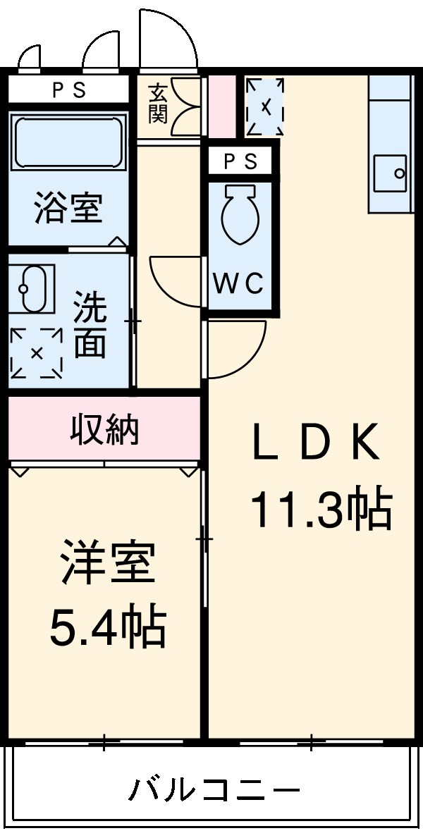 オッサボヌール船堀の間取り