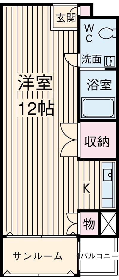 アペルト千葉の間取り