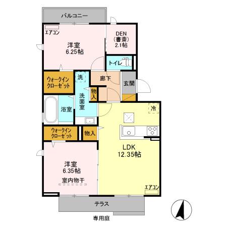 La Crece Kの間取り