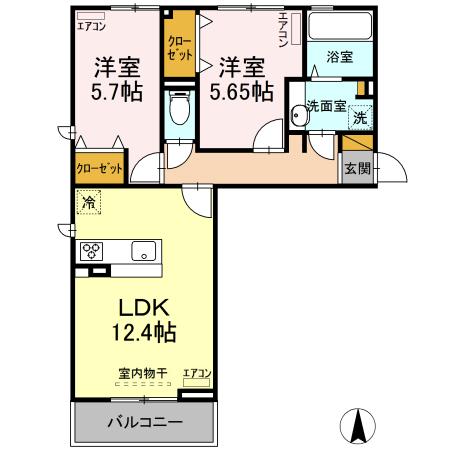 グラナートの間取り