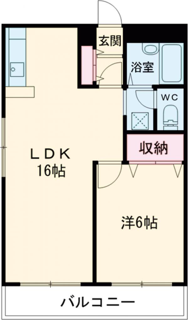 第2小美野マンションの間取り
