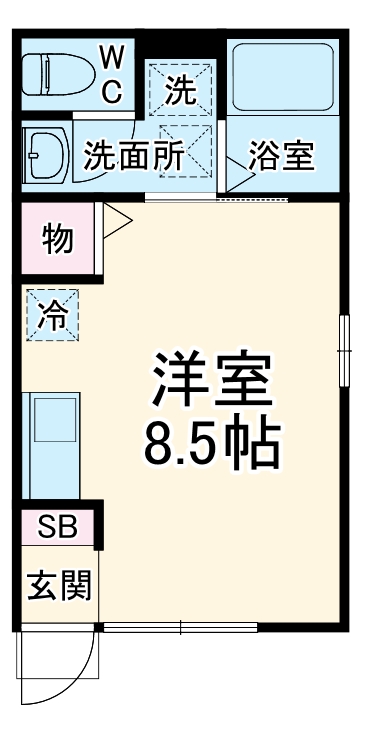 Rooms武蔵浦和の間取り