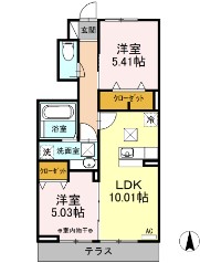 ビヴェールの間取り