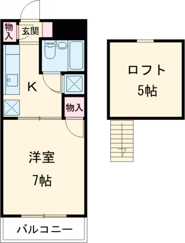 シャロム信1の間取り