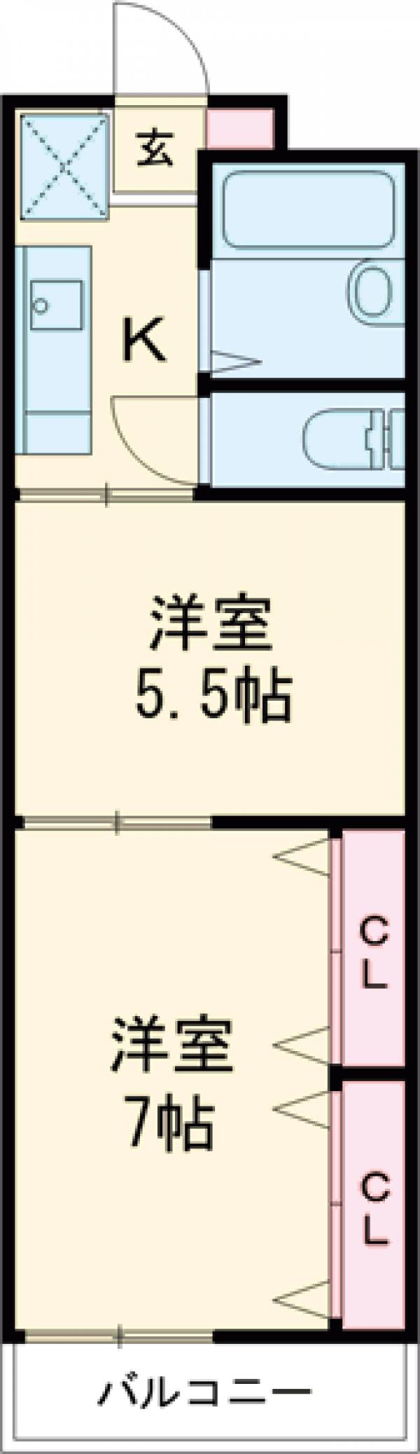 シャロム雅の間取り