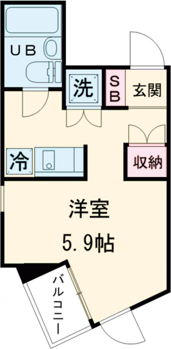 ドミトリー原町田の間取り
