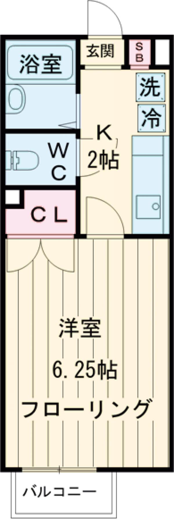 エスポワール相模大野の間取り