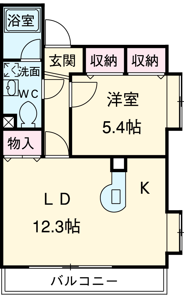 チハヤアネックスの間取り