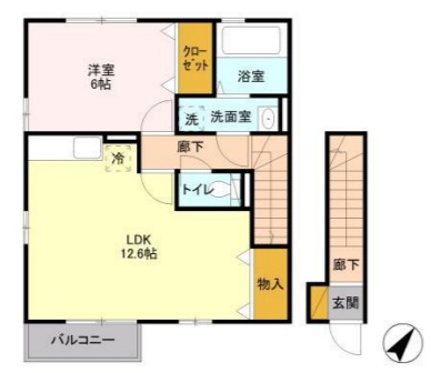 ビラ下前原の間取り