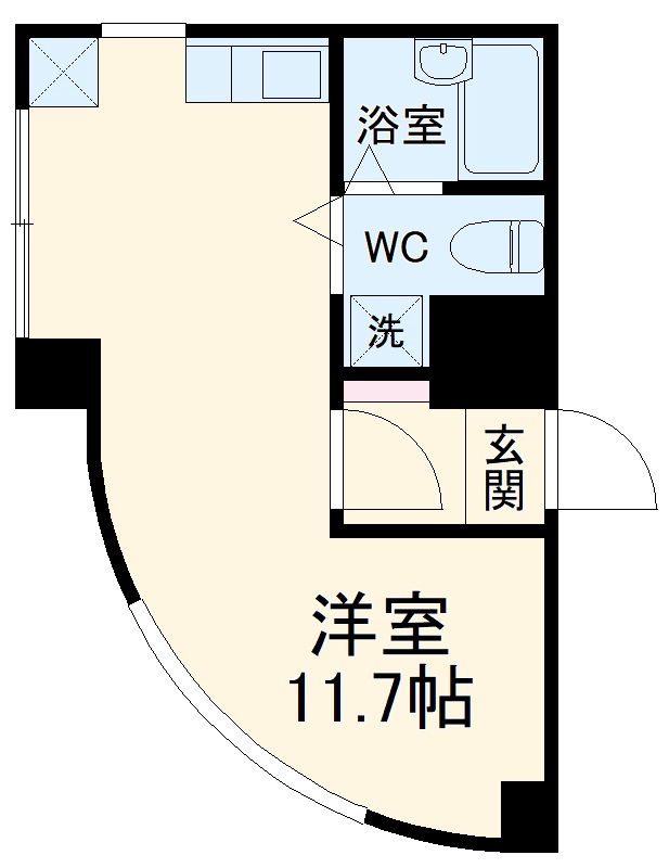 小仲台の完工年月(2006年10月)築の賃貸マンションの間取り