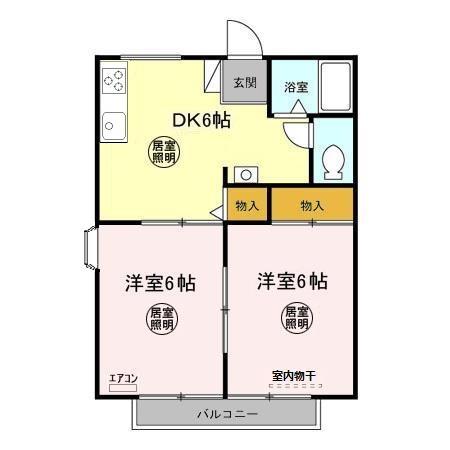 ドミール穴川の間取り