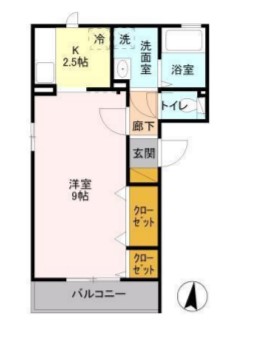 グローリアの間取り