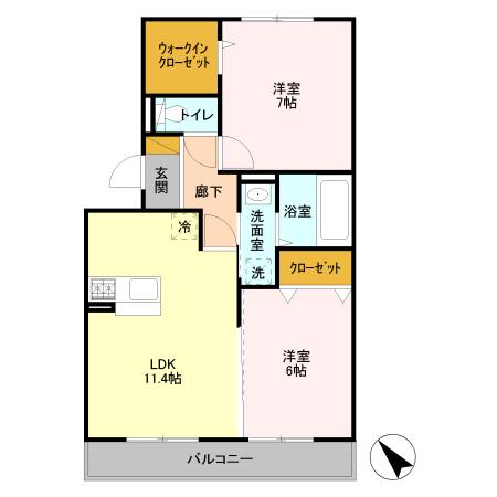 エコハウスの間取り
