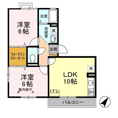 メイプルハウス Aの間取り
