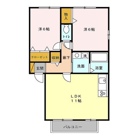 コンフォールの間取り