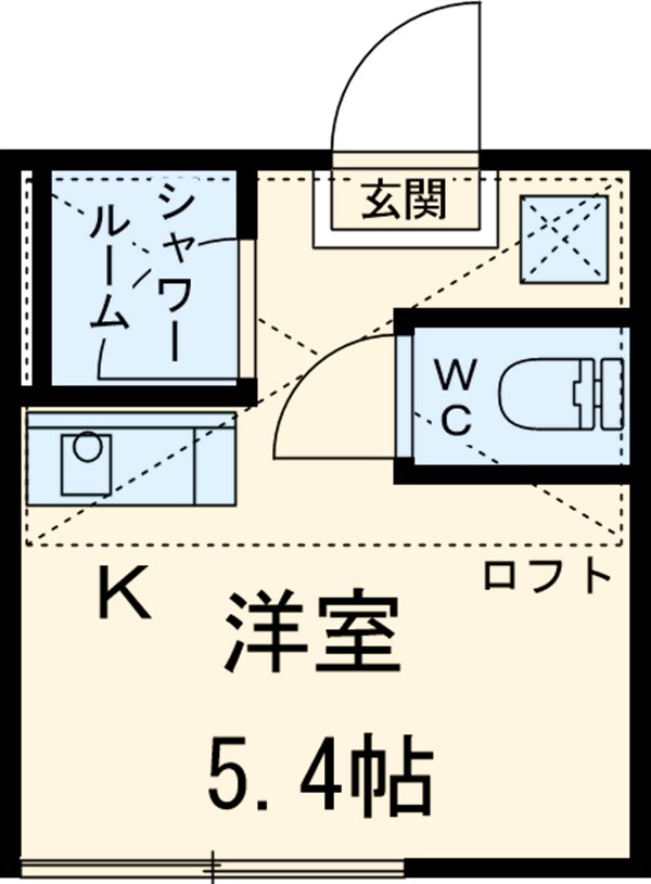 フォース新小岩の間取り