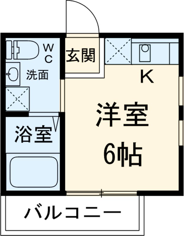 アパートメント新小岩B棟の間取り