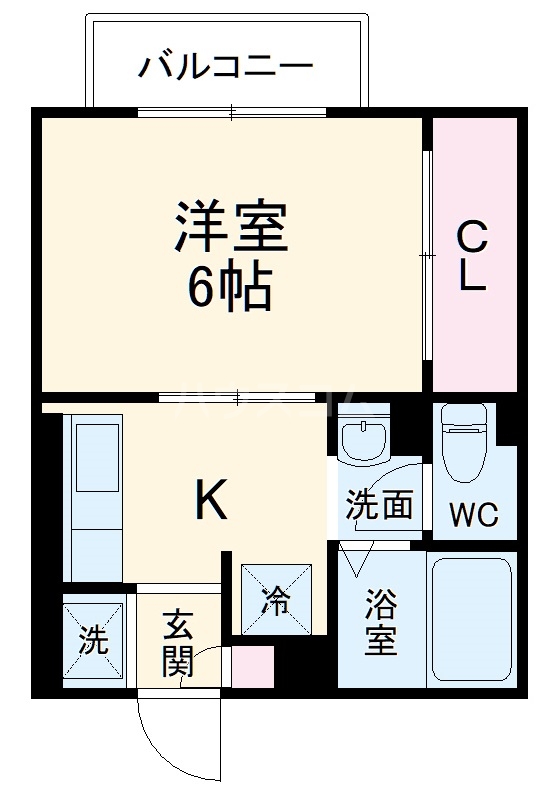 ハイムツインズA・Bの間取り