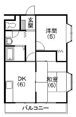 ひかりマンションの間取り