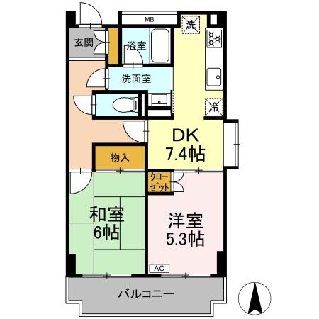 アーバンエクセル蘇我の間取り